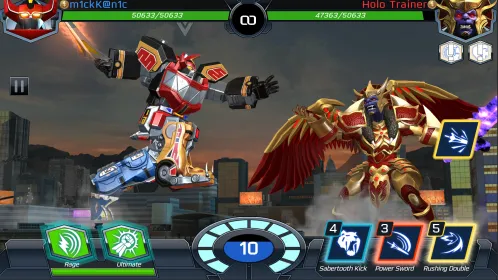 Screenshot Power Rangers: Legacy Wars