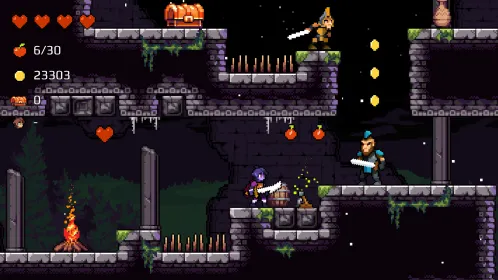 Screenshot Apple Knight Action Platformer