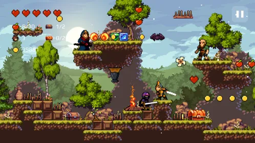 Screenshot Apple Knight Action Platformer