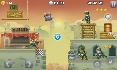 Screenshot Metal Soldiers