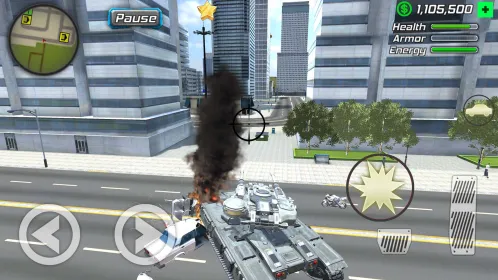 Screenshot Rope Frog Ninja Hero Car Vegas