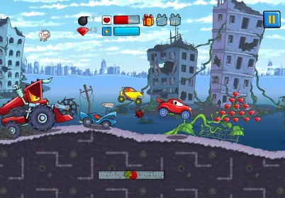 Screenshot Car Eats Car Машина Ест Машину