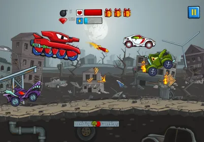 Screenshot Car Eats Car Машина Ест Машину