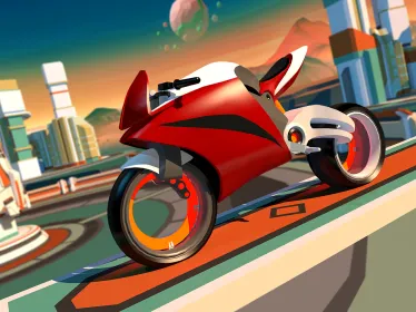 Screenshot Gravity Rider: райдер мото