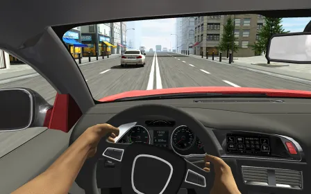 Screenshot Racing in Car