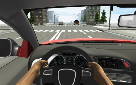 Screenshot Racing in Car