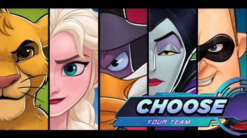 Screenshot Disney Heroes: Battle Mode