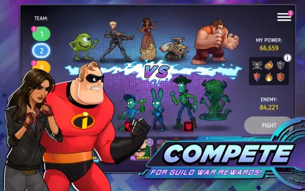 Screenshot Disney Heroes: Battle Mode