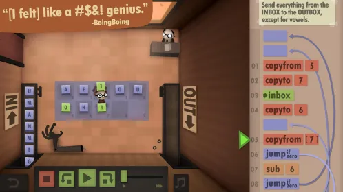 Screenshot Human Resource Machine