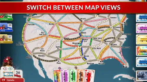 Screenshot Ticket to Ride