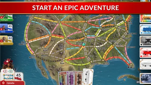 Screenshot Ticket to Ride