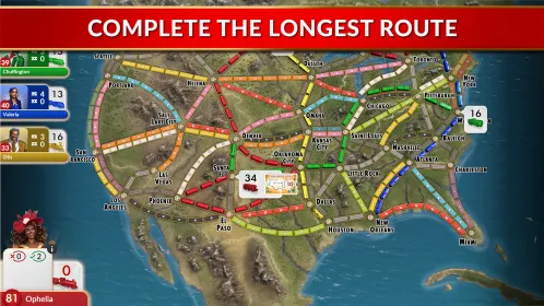 Screenshot Ticket to Ride