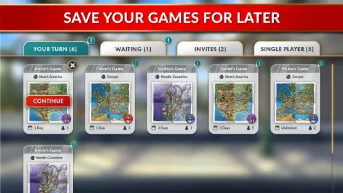 Screenshot Ticket to Ride
