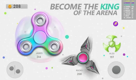 Screenshot Fidget Spinner .io