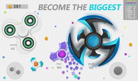 Screenshot Fidget Spinner .io