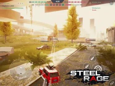 Screenshot Steel Rage: ПвП бои машин