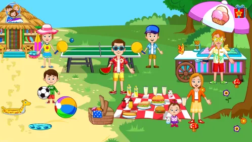Screenshot My Town : Пляж и пикник