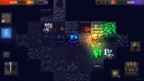 Screenshot Caves (Roguelike)