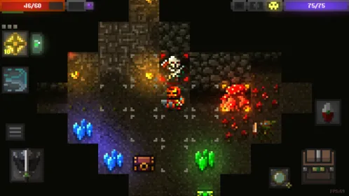 Screenshot Caves (Roguelike)