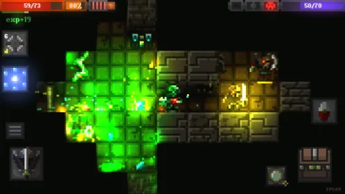Screenshot Caves (Roguelike)