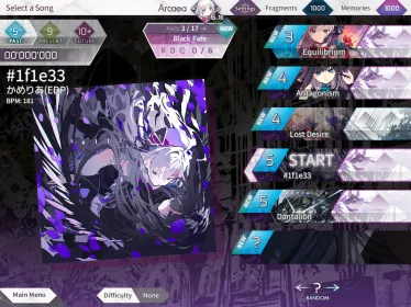Screenshot Arcaea