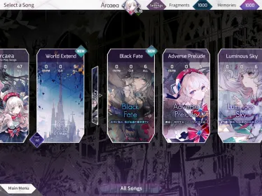 Screenshot Arcaea