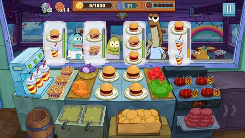 Screenshot Губка Боб: готовка бургеров!