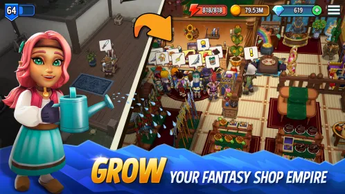 Screenshot Shop Titans: Crafting Tycoon