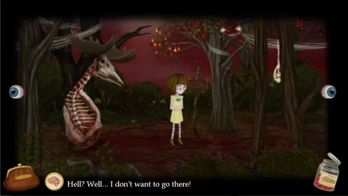 Screenshot Fran Bow Глава 4