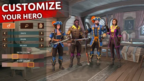 Screenshot Mutiny: Пираты и RPG выживание