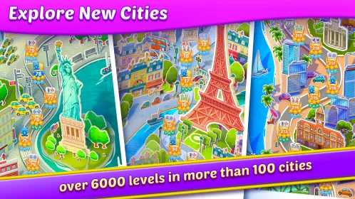 Screenshot Mahjong City Tours: Tile Match