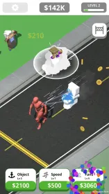 Screenshot Idle Tap Strongman