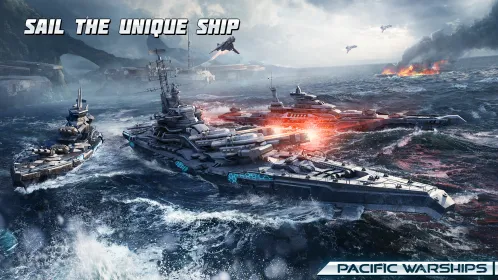 Screenshot Pacific Warships: Naval PvP
