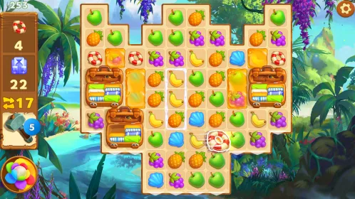 Screenshot Tropical Forest: Match 3 Story