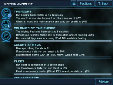 Screenshot Star Traders 4X Empires Elite
