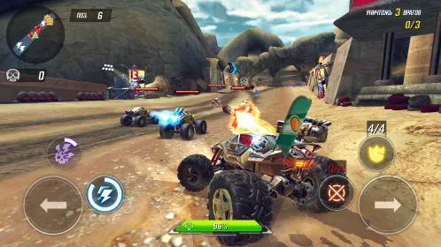 Screenshot RACE: Ракеты Арена Машины Экшн