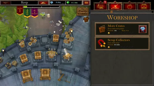 Screenshot Castle Fusion Idle Clicker