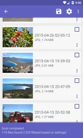 Screenshot DiskDigger photo recovery