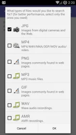 Screenshot DiskDigger photo recovery