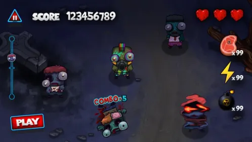 Screenshot Сокрушитель зомби Zombie Smash