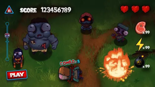 Screenshot Сокрушитель зомби Zombie Smash