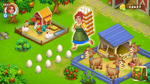 Screenshot Farm Town - Семейная Ферма