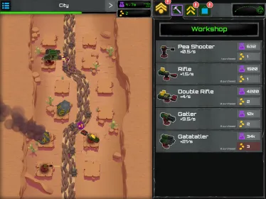 Screenshot Turret Fusion Idle Clicker