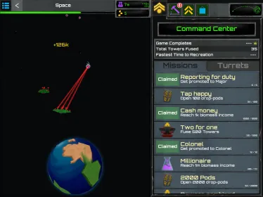 Screenshot Turret Fusion Idle Clicker
