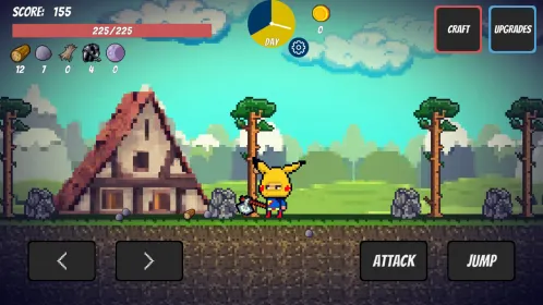 Screenshot Pixel Survival Game
