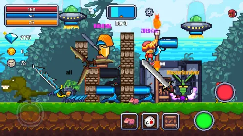 Screenshot Pixel Survival World