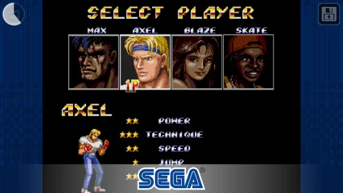 Screenshot Streets of Rage 2 Classic
