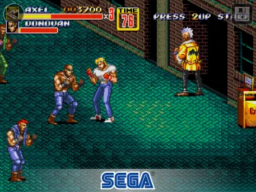 Screenshot Streets of Rage 2 Classic