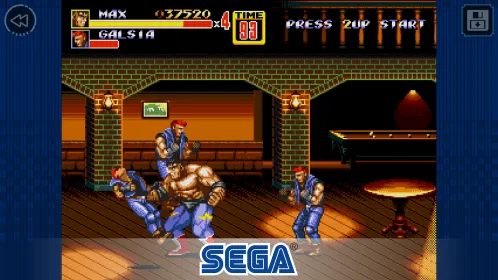 Screenshot Streets of Rage 2 Classic