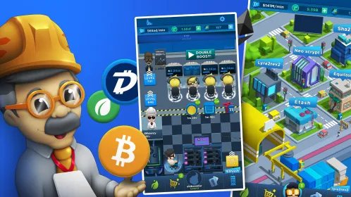 Screenshot Crypto Idle Miner: Bitcoin Inc